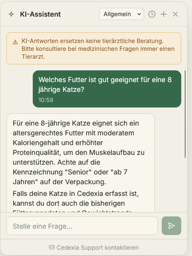 Cedexia KI-Assistent
